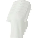 s.Oliver 5er-Pack Kurzarm-T-Shirt aus Baumwoll-Jersey - weiß - 3XL,
