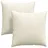 vidaXL Sofakissen 80 x 80 cm Creme