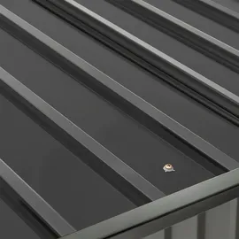 Juskys Holzunterstand Enno 163 x 83 x 154 cm anthrazit