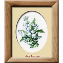 Riolis Stickbild-Set, Motiv Lily of The Valley (Lilien), Kreuzstich