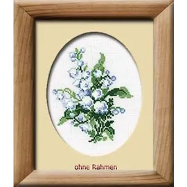 Riolis Stickbild-Set, Motiv Lily of The Valley (Lilien), Kreuzstich