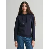 GANT Reg Tonal Shield Kapuzenpullover Evening Blue XS