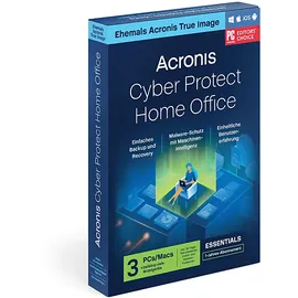 Acronis Cyber Protect Home Office Essentials 1 Jahr 3 Lizenzen DE Win Mac