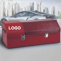 Kofferraumtasche, Kofferraum Organizer mit Dein Eigenes Auto-Logo, Rutschfester Kofferraum, strapazierfähiges Leder, Aufbewahrungsbox, Werkzeugtasche – geeignet für alle Fahrzeuge