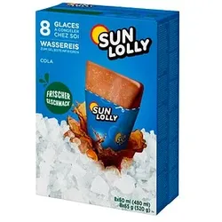 SUN LOLLY Wassereis Cola 8x 60,0  ml
