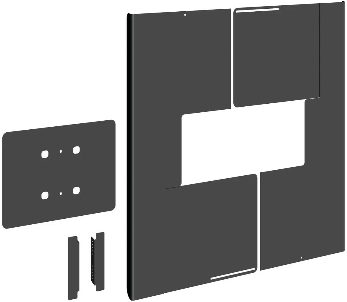 Vogels Rückwandabdeckung fDisplay PFA9121 sw