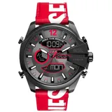 Diesel Mega Chief Leder rot 51 mm DZ4647
