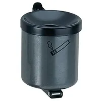 Tkg Sicherheitswandascher graphit H.100xD.90mm m.Kippvorichtung