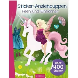 Sticker-Anziehpuppen – Feen und Einhörner