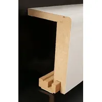 PROVISTON | Heizrohrabdeckleiste bis 88 mm | MDF |