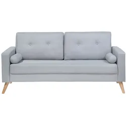 2-Sitzer Sofa hellgrau KALMAR