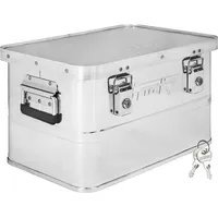 Trucky Aluminium Box mit Deckel Silber Alu Kiste Box