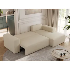 MKS ECKSOFA TRENTINO L Beige Boucle - Rechts