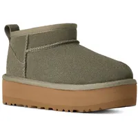 UGG KIDS' CLASSIC ULTRA MINI PLATFORM Schlupfboots, Plateaustiefel, Boots, Winterboots mit Plateau grün 38 EU (6 US)