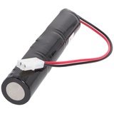 AccuCell Notleuchtenakku NiCd 3,6V 4500mAh L1x3 Mono D mit 200mm Kabel einseitig ersetzt 3,6 V Akku
