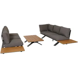 Mendler HWC-M62 Loungeset anthrazit/dunkelgrau