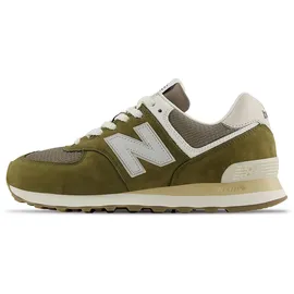 New Balance 574 Herren Calcium / Dark Silver Metallic 45