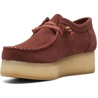 Clarks Damen Wallacraft Lo Mokassin Burgunderrot Wildleder 7, Burgunderrot Wildleder, 37.5 EU - 37.5 EU