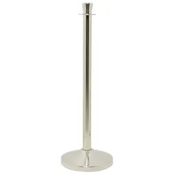Securit® Classic Absperrset - Flacher Kopf - 4-Wege-Seilverbindung - Farbe Silber