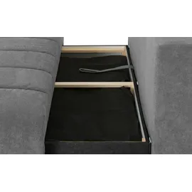 bobb Einzelsofa Isalie de Luxe ¦ grau ¦ Maße (cm): B: 206 H: 92 T: 105.0