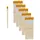 VBS Flachpinsel Set 50 St. beige