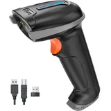 Tera Kabelloser Barcodescanner Handheld 1D Laser Wireless und USB Akku 2000mAh Modell 5100