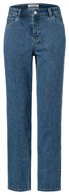 Tchibo - Straightfit-Jeans - Dunkelblau - Gr.: 40 - Midblue denim - 40
