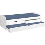 Interlink Funktionsbett 90 x 200 cm Weiß