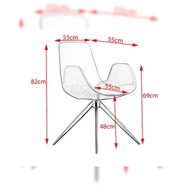 KAWOLA Stuhl QUEN Kunstleder grün