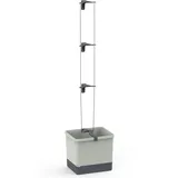 Gusta Garden Curt Cucumber Pflanzkasten 34,7 x 28,1 x 13,8 cm hellgrau