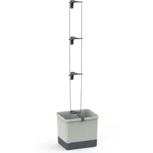 Gusta Garden Curt Cucumber Pflanzkasten 34,7 x 28,1 x 13,8 cm hellgrau