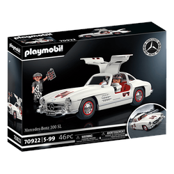 PLAYMOBIL 70922 Mercedes-Benz 300 SL Spielset, Weiß/Rot