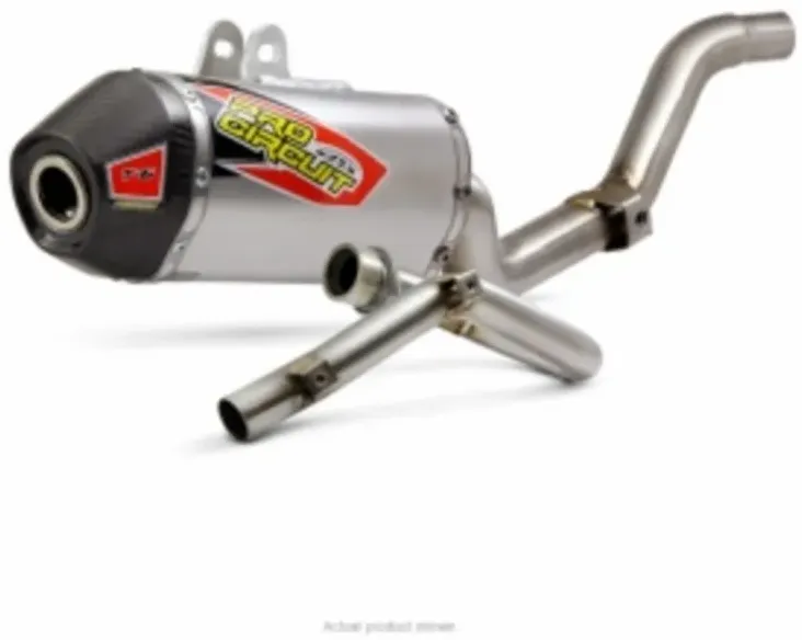 PRO CIRCUIT T-6 Stainless Full System Edelstahl-Titan/Carbon Endkappe