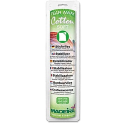 Madeira Stickvlies "Cotton Soft", weiß, zum Abreißen, 10-m-Rolle