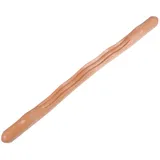 PartyKindom Gua Sha Massageholzstab 48cm Buche Holz Massagestab Körper Schabestab Zur Durchblutungsförderung Für Beine Nacken Rücken Familien Und Outdoor Einsatz