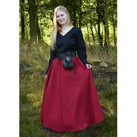 Battle-Merchant Mittelalterlicher Rock Damen Rot XL