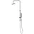 Livarno Home Überkopfbrause Set, mit 150 cm Brauseschlauch, eckig
