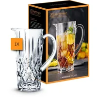 Nachtmann GmbH Nachtmann Glas Krug, 1190 ml, 101969, Wasserkrug aus Kristallglas, spülmaschinenfest, Made in Germany