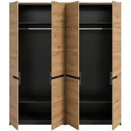 xonox.home Kleiderschrank Canu 180 x 198 x 59 cm Grau