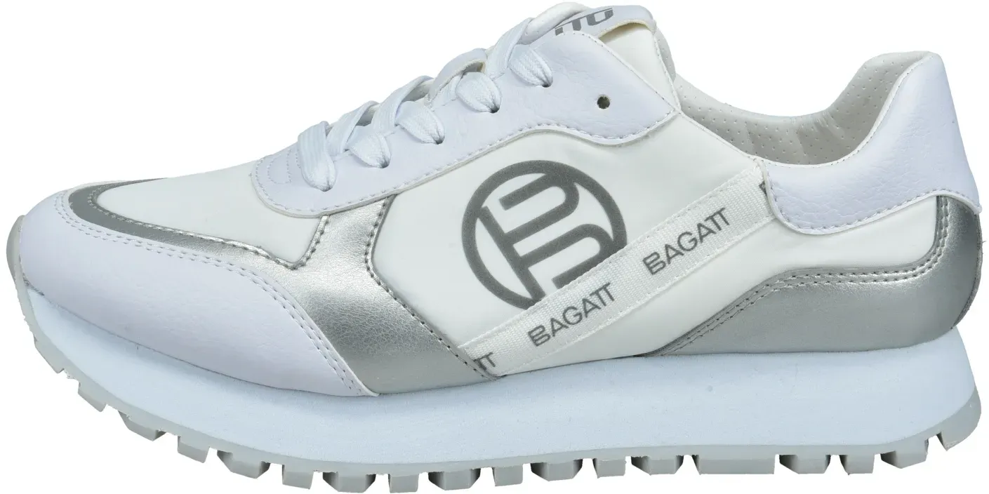 Bagatt Sneaker Siena weiss/elfenbein/silber Damen