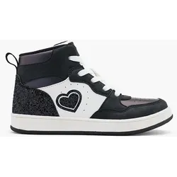 Hoher Sneaker - Damen - schwarz