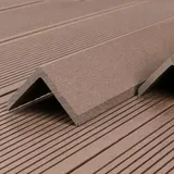 Home Deluxe WPC Abschlussleiste finea 110 x 4,5 cm dunkelbraun