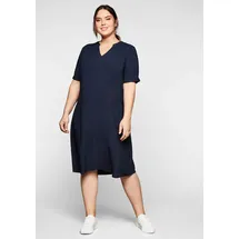sheego Etuikleid Blau 44