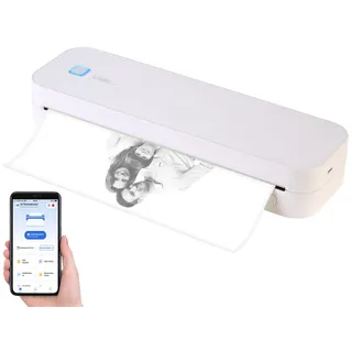 Mobiler Akku-Thermodrucker, Papierrolle, Windows, Mac, iOS & Android