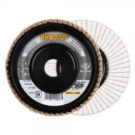 RHODIUS LGA ALU Fächerschleifscheibe 125 mm Körnung 40 1 Stück