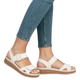Rieker Plateausandale Damen Beige 38