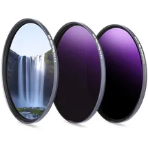 Rollei F:X Pro ND Set mit 3 Graufiltern (40,5mm) mit Ultrafeinem Coating Kratzfest Wasserdicht Rundfilter für Kameraobjektiv