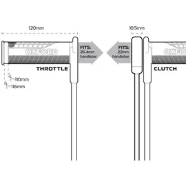 Oxford Heizgriffe Integrated Touring für Lenker