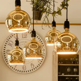 Segula Floating Globe 200 smokey grau warmweiß