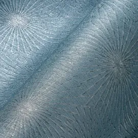 A.S. Création Vliestapete Modern Starburst Blau Silber
